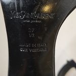 Vintage Yves Saint Laurent Black Stiletto Heels Size 37.5 Photo 6
