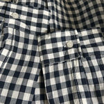 Olive & Oak  Gingham Blue  & White Cotton Button Down Shirt(Size Medium) Photo 7