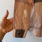 Burberry  Brit Pink Black Plaid Button Down Shirt Preppy Cotton Women's size XS Photo 9