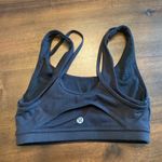 Lululemon  Sports Bra Size 2 Black Double Straps Photo 1