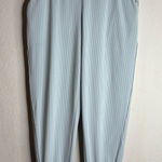 Athleta Brooklyn Textured Jogger City Stripe Coast Grey size 14 Photo 0