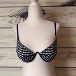 Sirena Vintage Blue & White Gingham Underwire Padded Bikini Top Photo 7