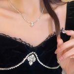 925 silver Pearl Necklace Photo 1