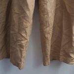 J.Jill women's womens linen blend wide leg pants in brown size large. Photo 3