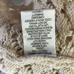 Sanctuary  Sleeveless Crochet Knit Dress Women's Size M Beige‎ Lined Boho Cotton Photo 8