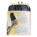 Spanx Star Power Center-Stage Double Diamond Stripe Shaping Tights Black Size C Photo 9