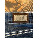 Earl Jean  Jeans Capri Women 16P Y2K Grunge Thick Stitch Petite Western Cowgirl Photo 9
