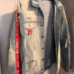 Denim Jean Jacket ! Super Cute !!! Size L Photo 6