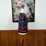 Cute Fleece & Fibre Multicolor Striped Women's Wool Blend Sweater! Photo 2