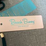 Beach Bunny ‎ Key Hole Bikini Top Teal nwt Photo 4