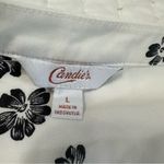 Candie's  Casual Monochrome Floral Sleeveless Blouse Photo 6