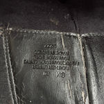 Gianni Bini Leather Knee High Stiletto Boots Sz 8 Black Crocodile Pointed Toe Photo 8