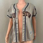 Majestic  Houston Astros 2019 Correa 1 Jersey Adult Stitched coolbase Sz L #18 Photo 1