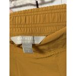 Athleta Textured Brooklyn Short Hi Rise Pull On Casual Pockets Tuscan Gold Sze 6 Photo 8