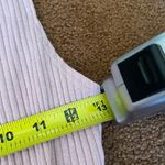 Glance light purple ribbed knit v neck mock wrap sleeveless blouse XS Photo 6