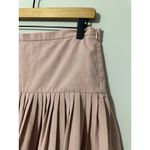 BCBGMAXAZRIA  Pink Pleated Mini Skirt Women Size 0 Lace Trim Photo 2