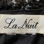 La Nuit Vintage 1970s 1980s Heavy Beaded Sequined Sparkly Black Tank Top Small? Photo 15