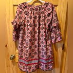 Simply Southern  women's tunic dress “ tassels beaded Bell sleeves  women’s S Photo 1