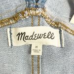 Madewell NWT Overalls Hewitt Wash Skinny Crop Denim Stretch Jeans Size Medium Photo 7