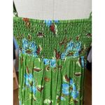 ALÉMAIS NWT Hotel Lamu Midi Dress Women’s Size 8 Green Print Resort Vacation Photo 5
