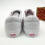 Vans  Old Skool Bolt Pop Pink Glow Lace Up Sneakers Skate Shoes White Pink Photo 5