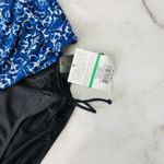 24th & Ocean Blue Viva La Frida Printed Tankini Swimsuit M/L Hipster Black Tie Size M Photo 3