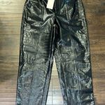 A New Day NWT Faux Leather Snakeprint Pants Photo 1