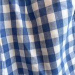 Entro Blue and White Gingham Strapless Romper  Photo 6