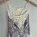 Free People Intimately Lace Slip Mini Dress White Purple Boho Indie Festival Photo 3