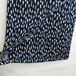 Maeve  by Anthropologie Size 0 Debra Navy Orange Faux Wrap Knit Pencil Skirt Photo 2