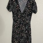 Forever 21  Black Floral Mini Dress XS Photo 2