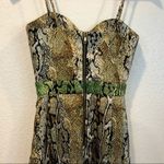 Naven Python Snake Print Cocktail Dress Sweetheart Photo 11