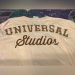 Universal studios rose gold sequin “spirit jersey” size small Pink Photo 3