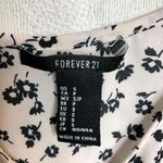Forever 21 White Floral Patterned Crop Tank Top Photo 6