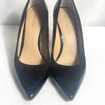 Pour La Victoire  Cennasp Pumps Black Suede Patent Heels 8M Box & Dust Bag Photo 2