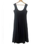 Lands' End Lands'‎ End Black Sleeveless Midi Dress Size Medium Photo 1