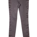 Volcom Jeans Womens 26 Skinny Mid Rise Jegging Stretch Denim Geometric Print Photo 0