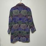 Missoni  Made in Italy Wool Alpaca‎ Knit Coat Jacket Size S Purple Floral Lined Photo 5