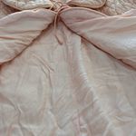 Barbizon Vtg quilted bed jacket peachy pink size 14 Photo 2
