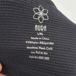 Aura Ruched Bodycon Dress Sz L/XL Ribbed Waffle Shapewar Club Minimalist Travel Photo 7