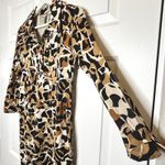 Diane Von Furstenberg  Vintage 100% Silk Geometric Print Dress Size 2‎ Photo 2