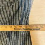 Bill Blass  VTG Denim Button Shirt Blue Striped Dress L Nautical Coastal Casual Photo 5