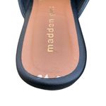 Madden Girl Black Quilted Faux Leather Tepid Horsebit Mules Size 7 Preppy Chic Photo 6