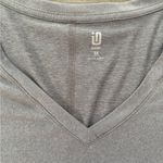 Ideology Gray V-Neck Women's Top Photo 3