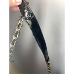 Betsey Johnson  Hot Pink Zipper Print Heart Shaped Purse Photo 6