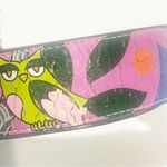 Rock‎ Rebel Size Medium Multi Colored Painted Owl Printed Belt Photo 4