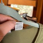 Chico's Chico’s Cap Sleeve V Neck Olive Green Tee Shirt Size Medium (1) Photo 3