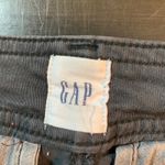 Gap  Womens Girlfriend Khaki Cropped Pants‎ Size 6 Black Casual Basic School READ Photo 2