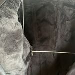 Womens Claiborne faux leather jacket with ribbed sweater sleeve Black Size M Photo 3