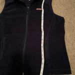 Vineyard Vines  Navy Blue Fleece Vest Photo 2
